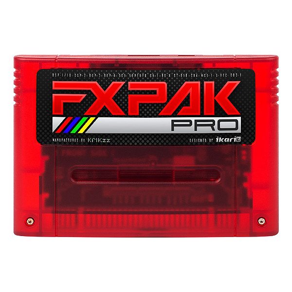 FXPAK Pro - Vermelho Transparente