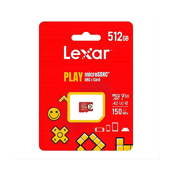 Cartão Micro SD Lexar Play 512GB