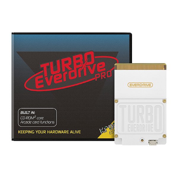 Turbo Everdrive Pro - PC Engine (Branco)