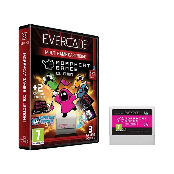Cartucho Evercade Morphcat Games Collection 1