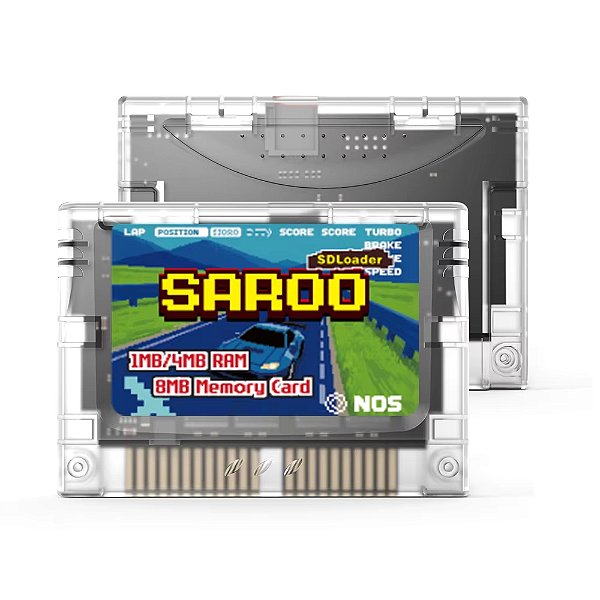 Saroo ODE P/ Sega Saturn 128GB (Transparente)