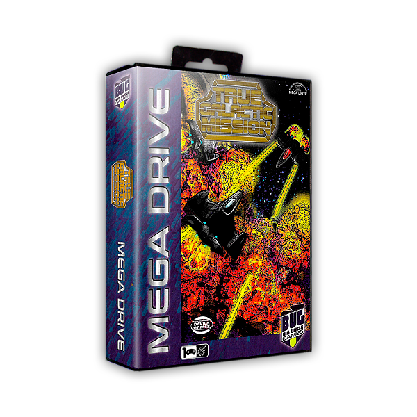Cartucho P/ Mega Drive True Galact Mission (Big Uncle Games)