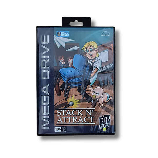 Cartucho P/ Mega Drive Stack N' Attract (Big Uncle Games)