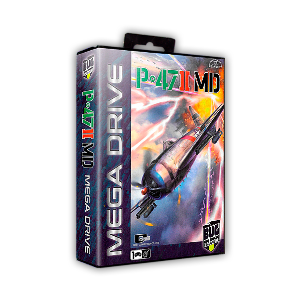 Cartucho P/ Mega Drive P-47II (Big Uncle Games)