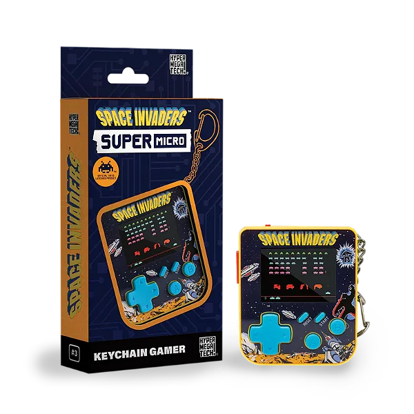 Console Portátil (Chaveiro) Super Micro - Space Invaders (Taito)