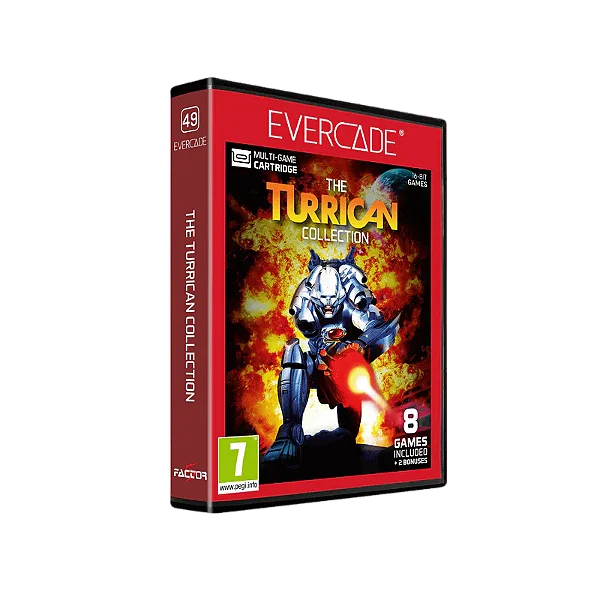 Cartucho Evercade The Turrican Collection [Pré-Venda] [Envio a partir de abril de 2026]