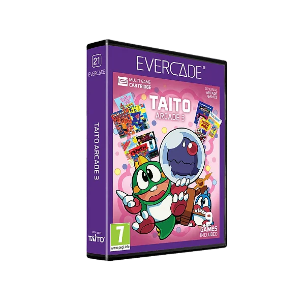 Cartucho Evercade TAITO Arcade 3 [Pré-Venda] [Envio a partir de abril de 2026]