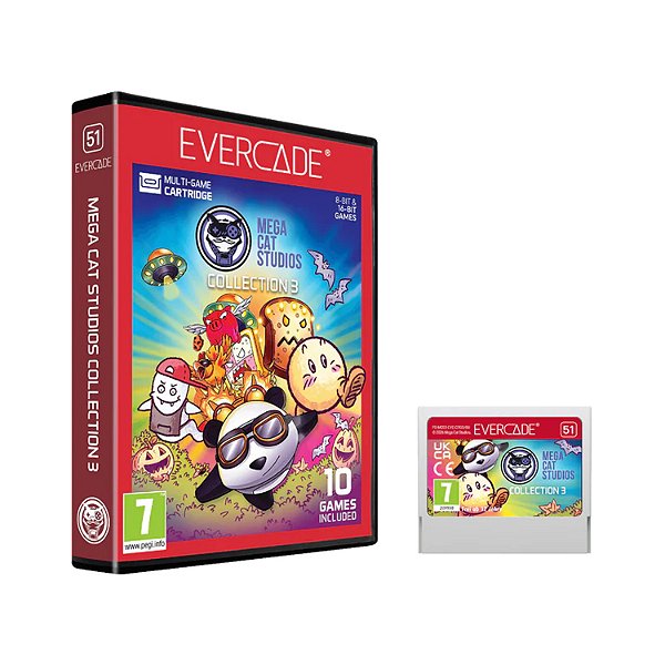 Cartucho Evercade Mega Cat Studios Collection 3 [Pré-Venda] [Envio a partir de Maio de 2026]