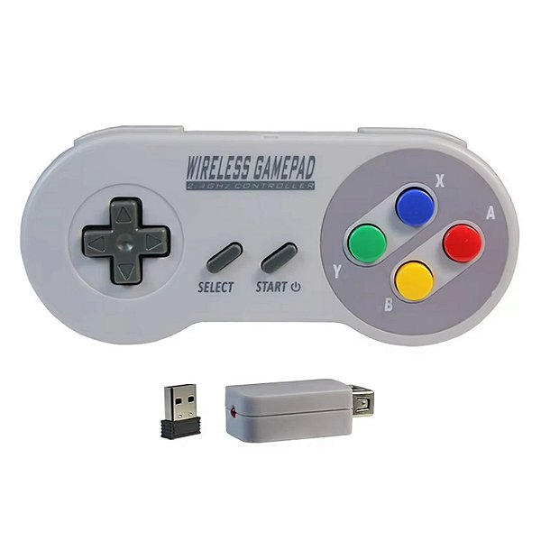 Controle Sem Fio P/ SNES Classic Mini / PC