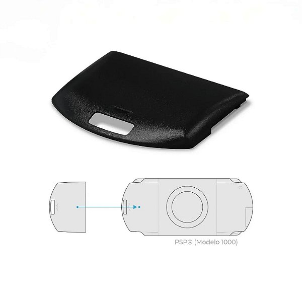 Tampa Bateria P/ Sony PSP 1000 (Preta) (Tomee)