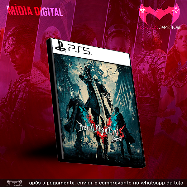 Devil May Cry 5 Deluxe + Vergil - PS5 retrocompatível
