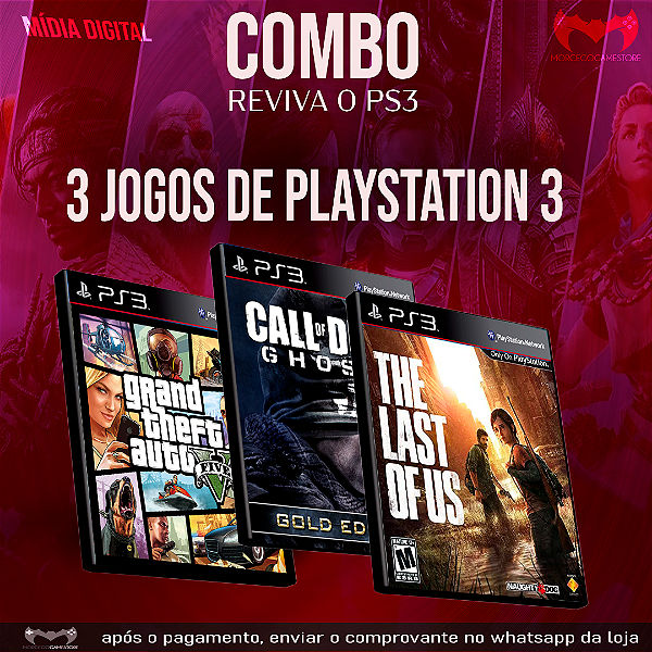 COMBO 3 JOGOS - PS3