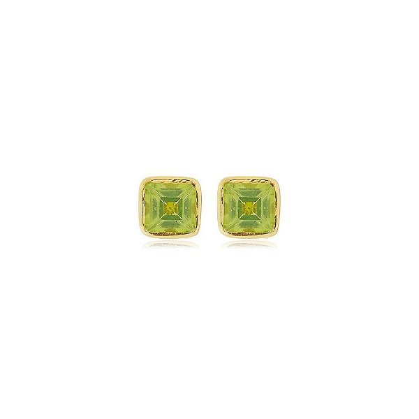 BRINCO STUD PERIDOTO