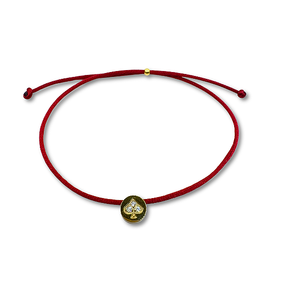PULSEIRA MINIMAL ESPADAS VERMELHA