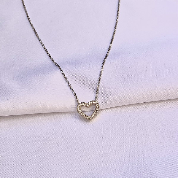 Gargantilha Coração Raro