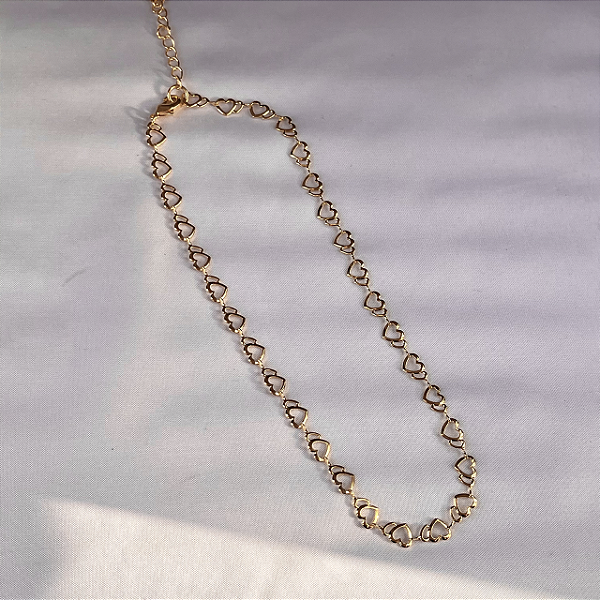 Choker Corações Unidos