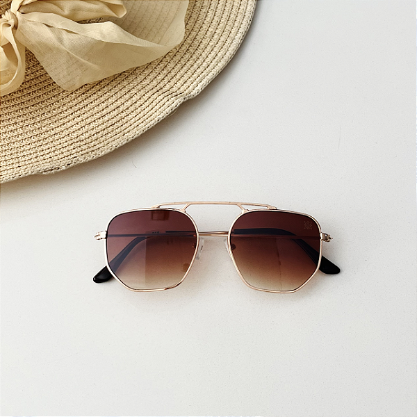 Óculos retangular ásia