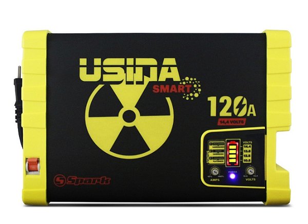 Fonte Usina 120-a Amperes Battery Meter Bivolt Digital 12v