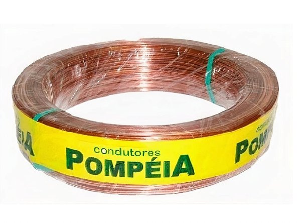 Fio Cabo Pompeia 0,75mm 100 Metros 100% Cobre