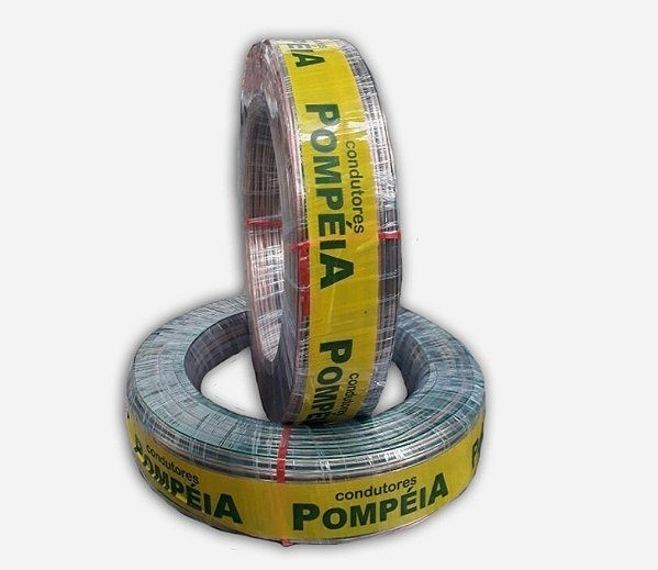 Pompeia Fio Cabo Bicolor 2x4mm 25MT