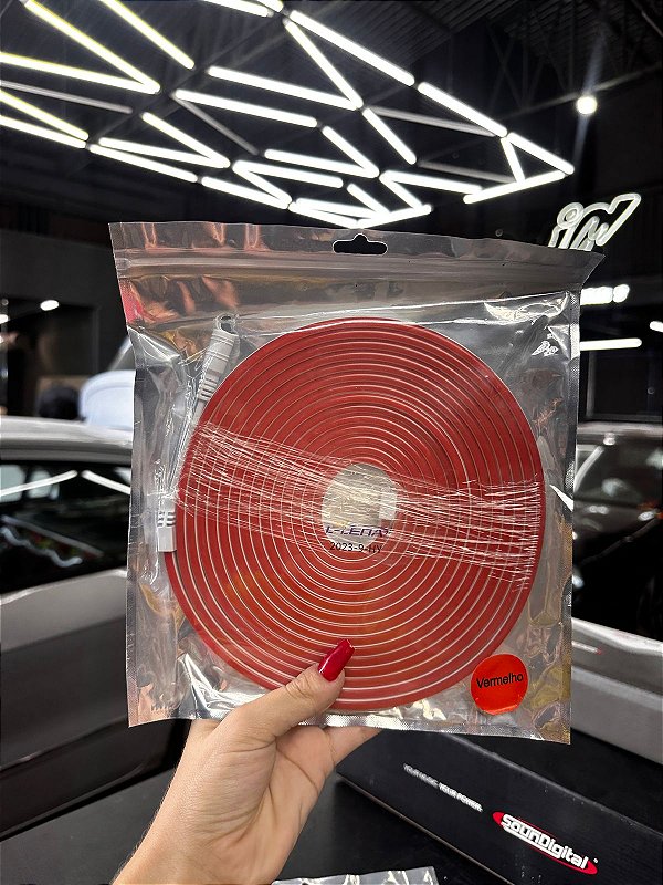 FITA DE LED NEON VERMELHO 5 METROS