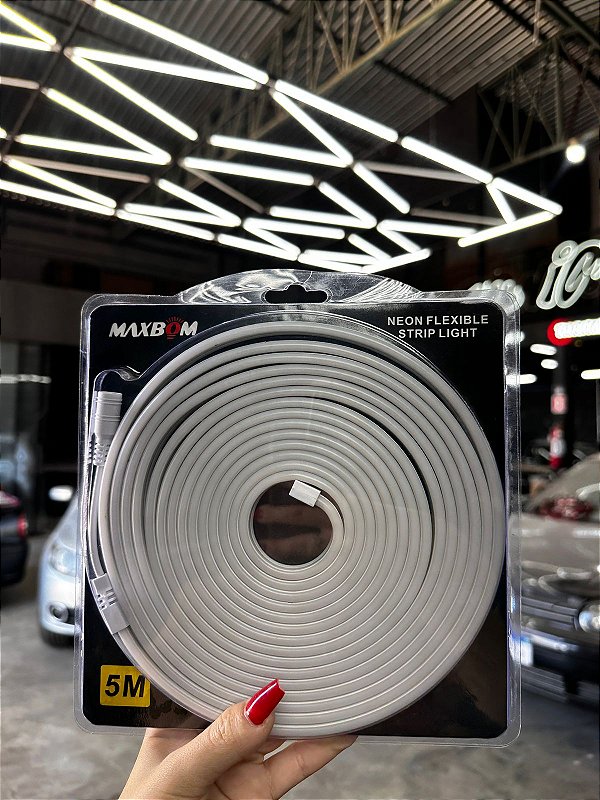 FITA DE LED NEON BRANCO 5 METROS