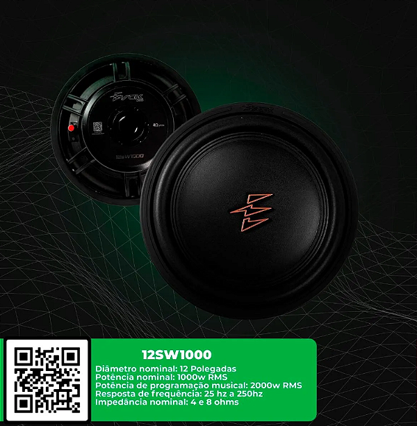 SUB 12" SW1000 4OHMS