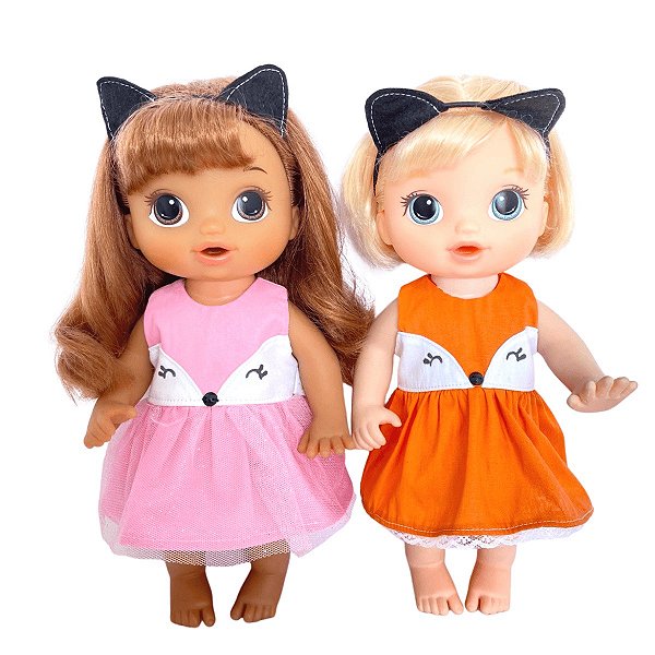 Roupa boneca Baby Alive e similares Conjunto gatinho