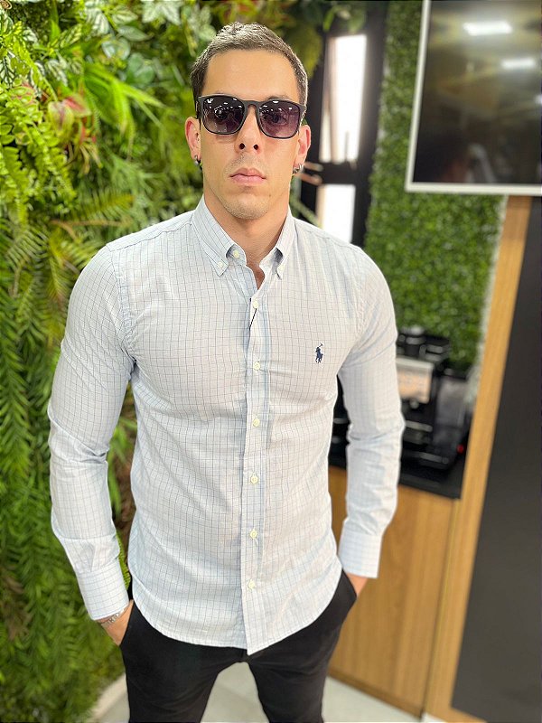 Camisa Social Xadrez Ralph Lauren
