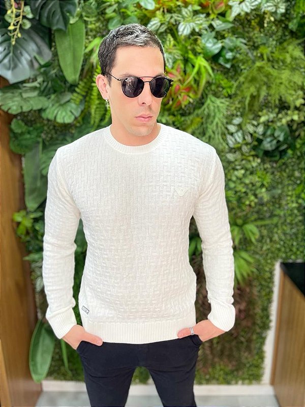 Suéter Tricot Emporio Armani