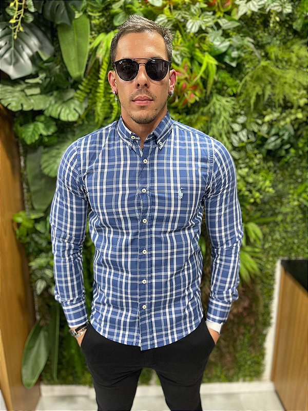 Camisa Social Manga Longa Ralph Lauren ( Xadrez)