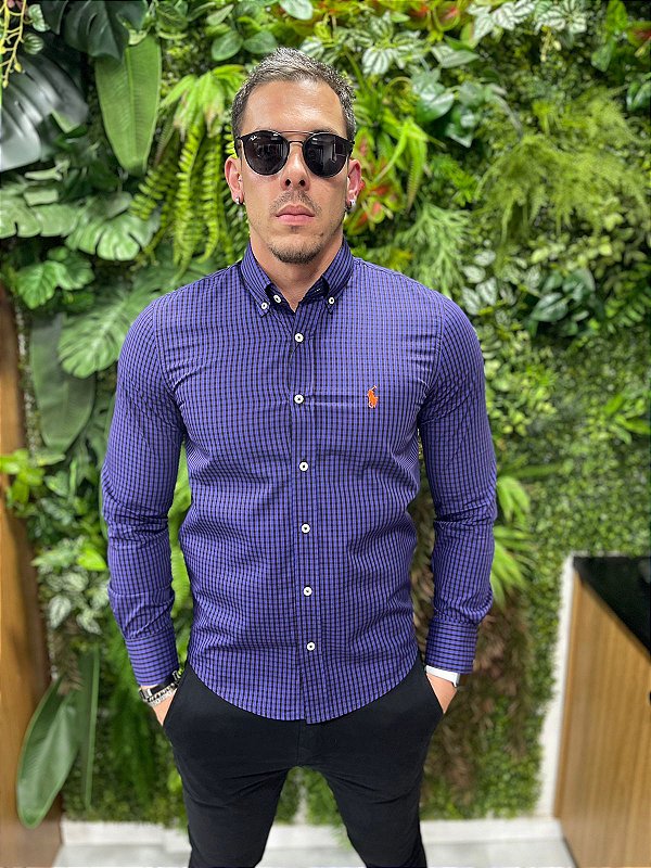 Camisa Social Manga Longa Ralph Lauren ( Xadrez)