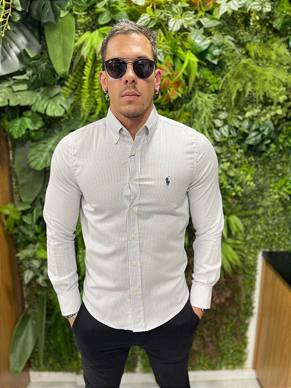 Camisa Social Manga Longa Ralph Lauren ( Listrada )