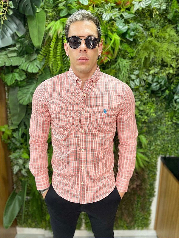 Camisa Social Manga Longa Ralph Lauren ( Xadrez )