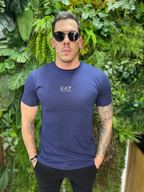 Camiseta de malha Emporio Armani