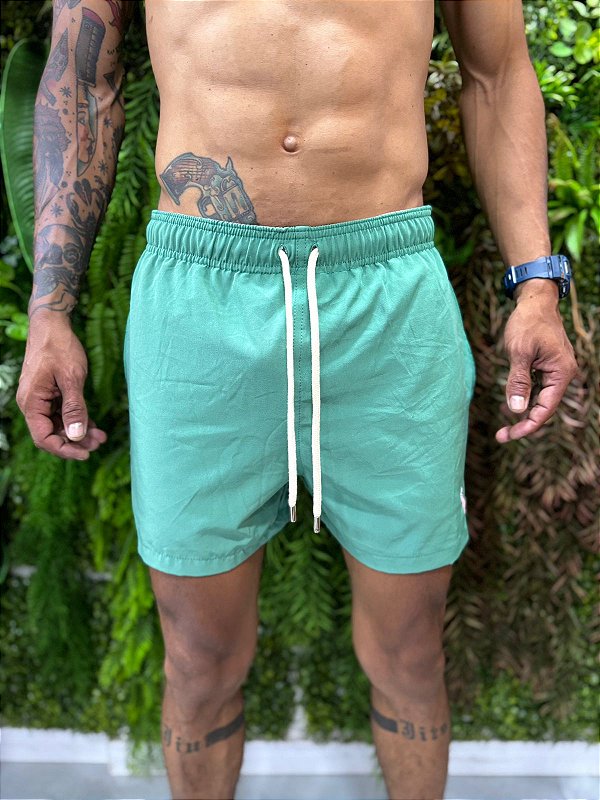 Short praia Ralph Lauren verde