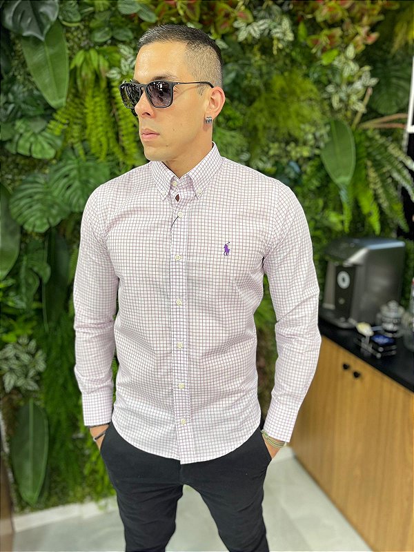 Camisa Ralph Lauren Manga Longa