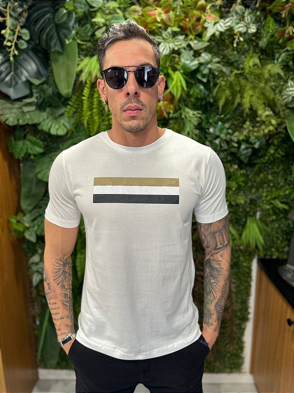 Camiseta estampada Boss