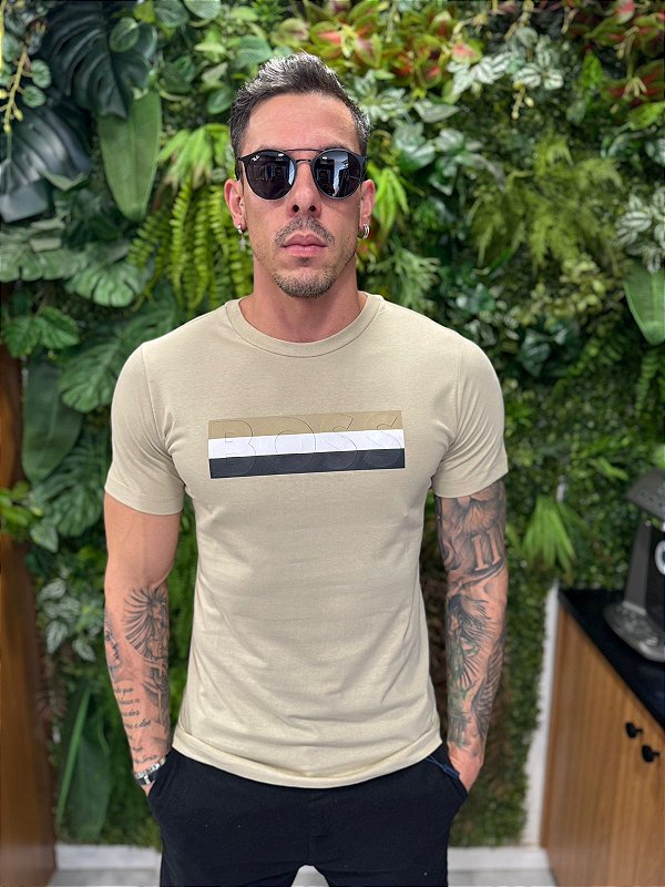 Camiseta estampada Boss