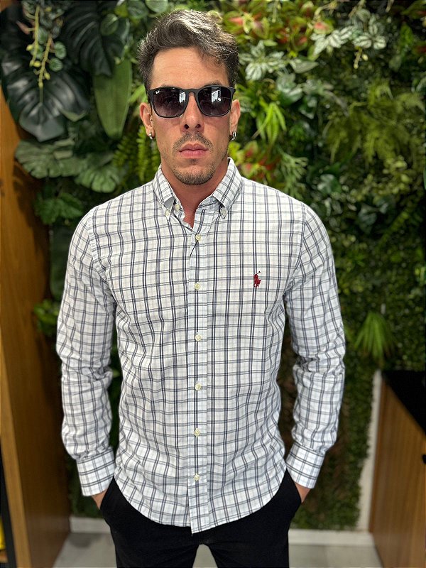 Camisa Social Manga Longa Ralph Lauren ( Xadrez )