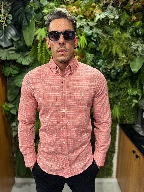 Camisa Social Manga Longa Ralph Lauren ( Xadrez )