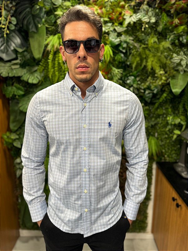 Camisa Social Manga Longa Ralph Lauren ( Xadrez )