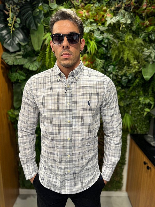 Camisa Social Manga Longa Ralph Lauren ( Xadrez )