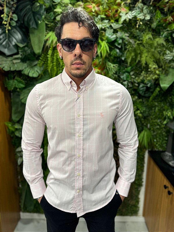 Camisa social xadrez