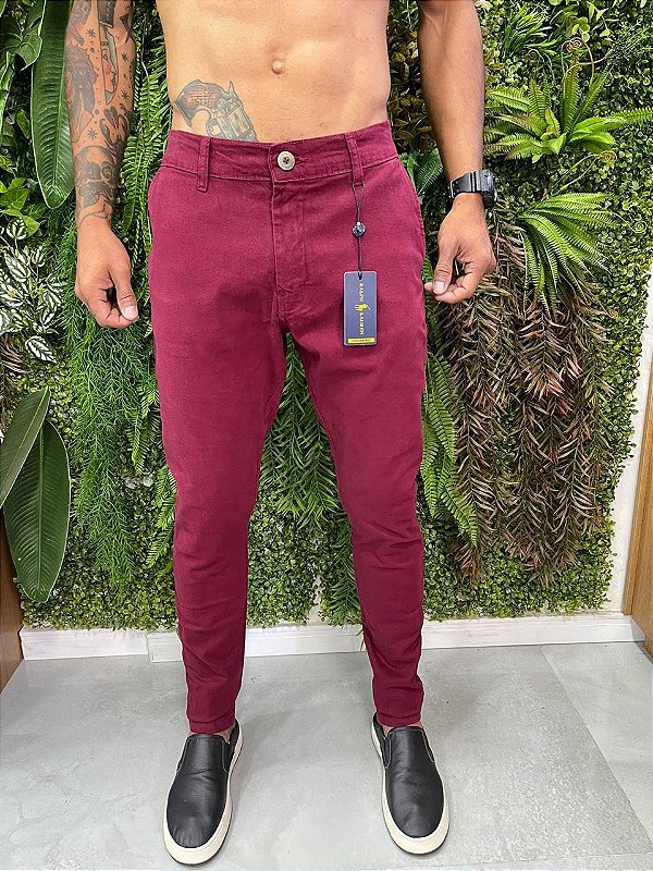 Calça de sarja Ralph Lauren