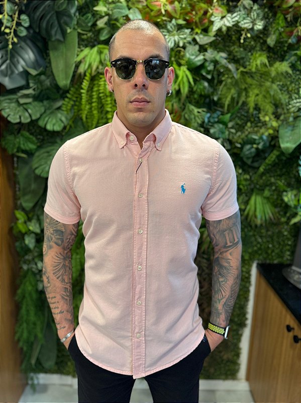 MCamisa Ralph Lauren Oxford manga curta