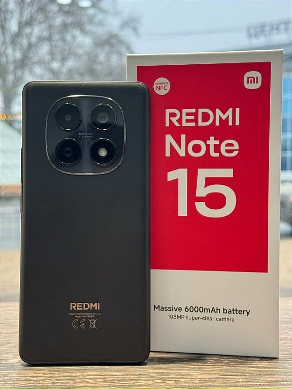 Redmi Note 15 preto 256GB / 8GB RAM