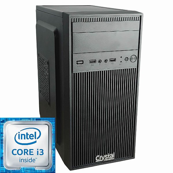 Computador Crystal Intel I3-3220 Mem 4GB SSD120