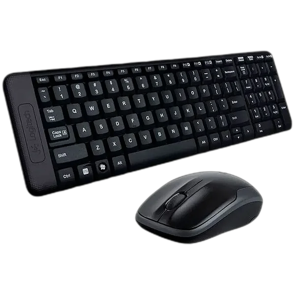 Teclado e Mouse Sem Fio Logitech MK220, Compacto, ABNT2, 920-004431