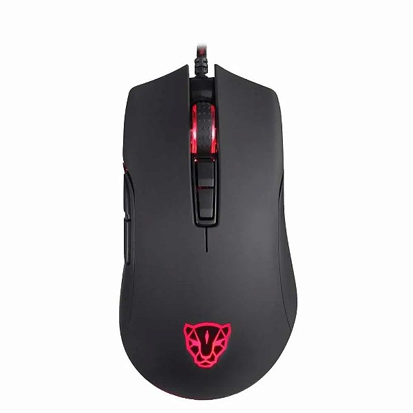 Mouse Gamer Motospeed V70 Essential, LED RGB, 12400 DPI, 7 Botões, Preto